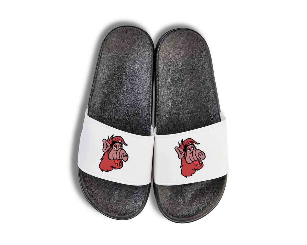 Youth Designz Alf Unisex Badelatschen Flip Flops Badeschuh mit lustigen Aufdruck für Männer und Frauen von Youth Designz