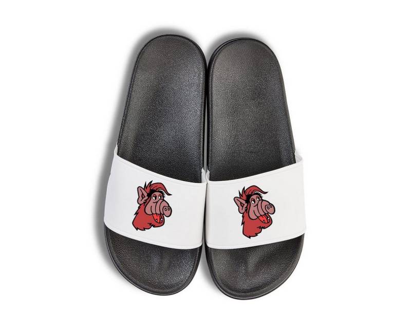 Youth Designz Alf Unisex Badelatschen Flip Flops Badeschuh mit lustigen Aufdruck für Männer und Frauen von Youth Designz