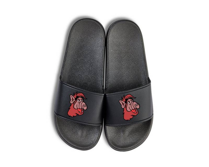 Youth Designz Alf Unisex Badelatschen Flip Flops Badeschuh mit lustigen Logo für Damen und Herren von Youth Designz