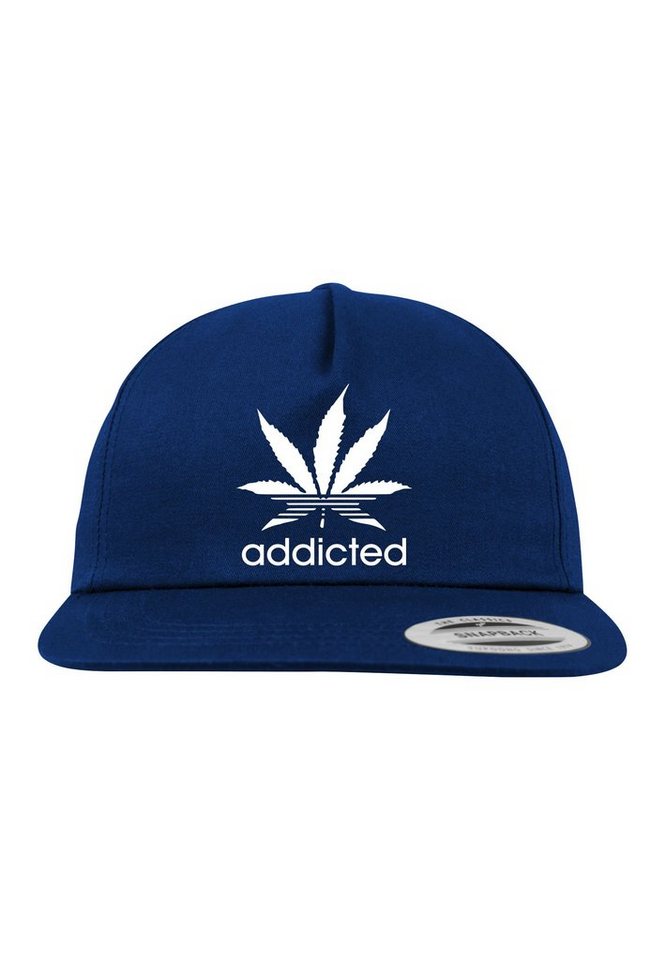 Youth Designz Baseball Cap Addicted Unisex Snapback Cap mit modischer Logo Stickerei von Youth Designz