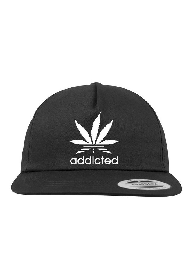 Youth Designz Baseball Cap Addicted Unisex Snapback Cap mit modischer Logo Stickerei von Youth Designz