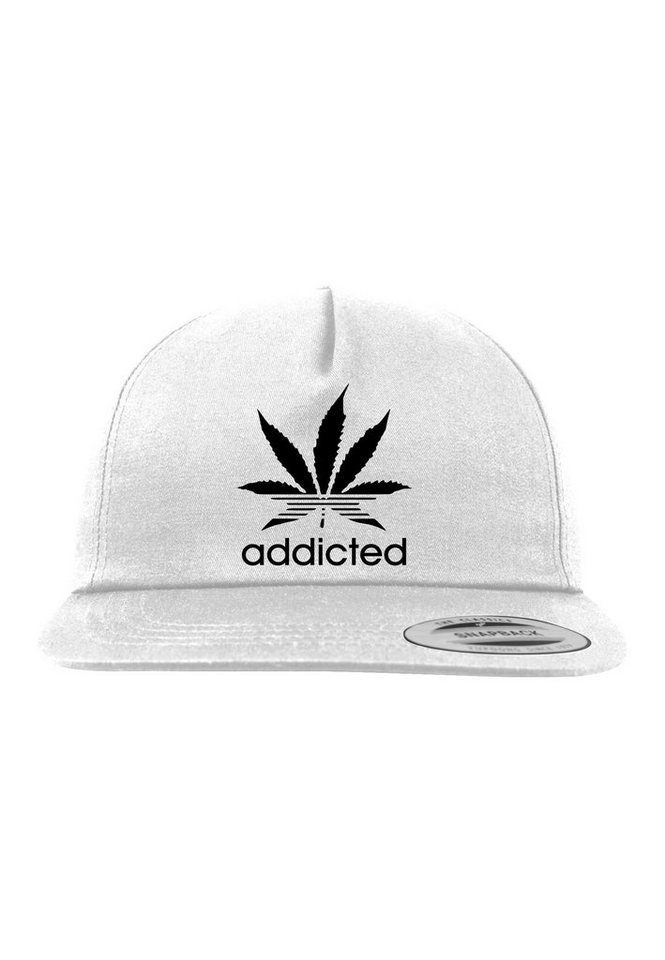 Youth Designz Baseball Cap Addicted Unisex Snapback Cap mit modischer Logo Stickerei von Youth Designz