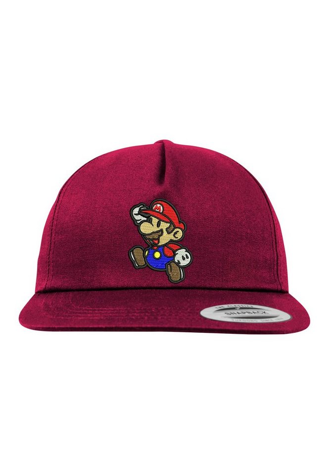Youth Designz Baseball Cap Mario Unisex Snapback Cap mit modischer Logo Stickerei von Youth Designz