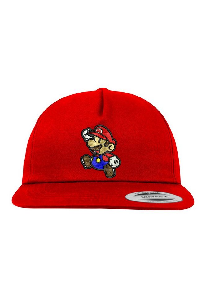 Youth Designz Baseball Cap Mario Unisex Snapback Cap mit modischer Logo Stickerei von Youth Designz