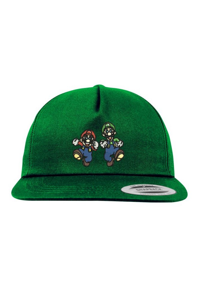 Youth Designz Baseball Cap Mario & Luigi Unisex Snapback Cap mit modischer Logo Stickerei von Youth Designz