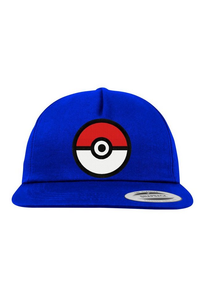Youth Designz Baseball Cap Poke Ball 2D Unisex Snapback Cap mit modischer Logo Stickerei von Youth Designz