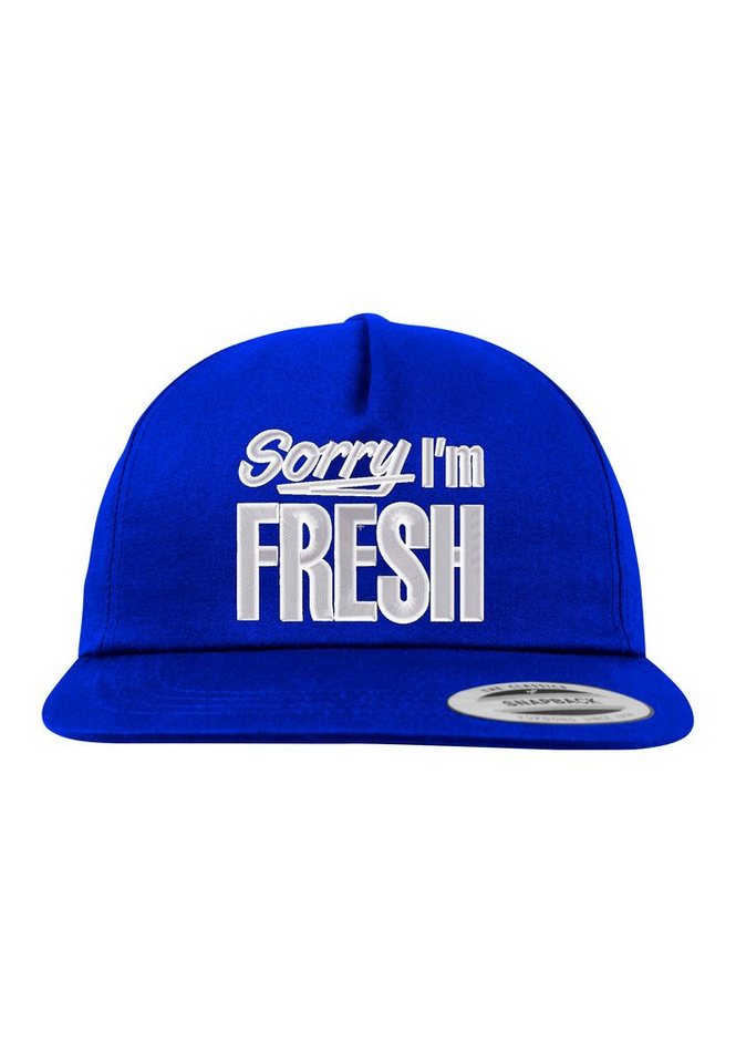 Youth Designz Baseball Cap Sorry I´m Fresh Unisex Snapback Cap mit modischer Logo Stickerei von Youth Designz