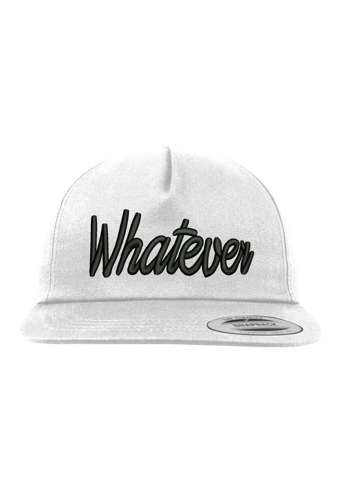 Youth Designz Baseball Cap Whatever Kursiv Unisex Snapback Cap mit modischer Logo Stickerei von Youth Designz