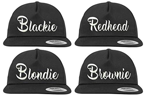 Youth Designz Baseball Kappe Snapback Cap Modell BLONDIE Schwarz von Youth Designz