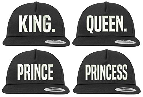 Youth Designz Baseball Kappe Snapback Cap Modell PRINCESS, Schwarz von Youth Designz