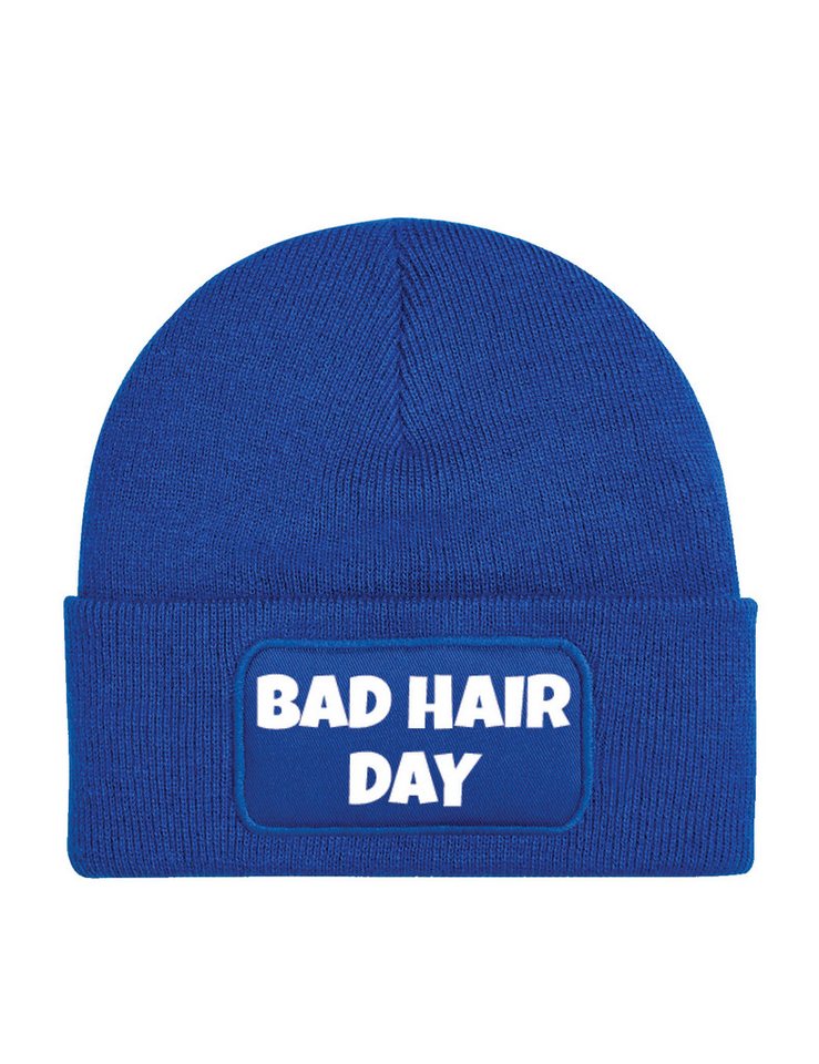Youth Designz Beanie "BAD HAIR DAY" unisex Beanie Müzte mit trendigem Motiv von Youth Designz