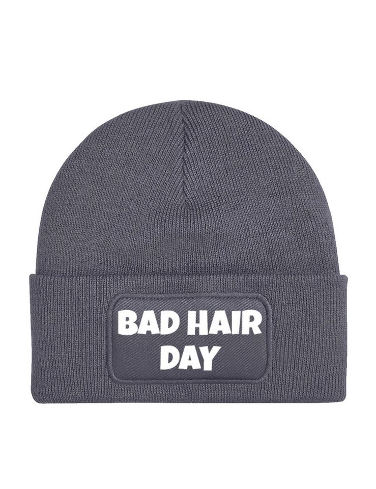 Youth Designz Beanie "BAD HAIR DAY" unisex Beanie Müzte mit trendigem Motiv von Youth Designz