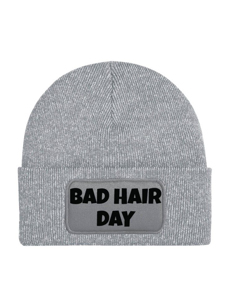 Youth Designz Beanie "BAD HAIR DAY" unisex Beanie Müzte mit trendigem Motiv von Youth Designz