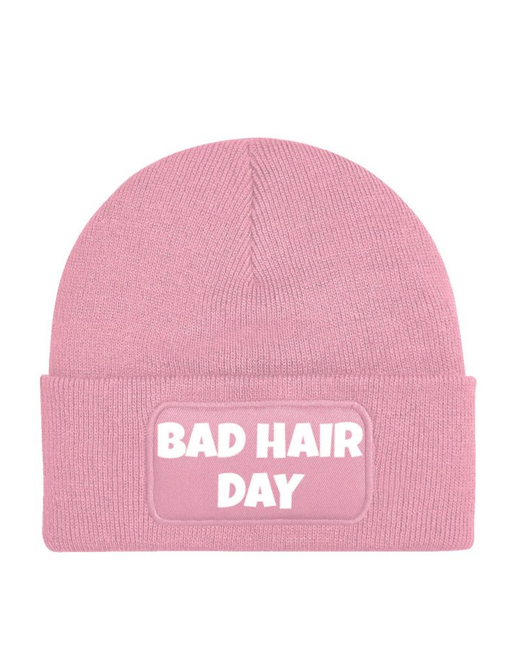Youth Designz Beanie "BAD HAIR DAY" unisex Beanie Müzte mit trendigem Motiv von Youth Designz