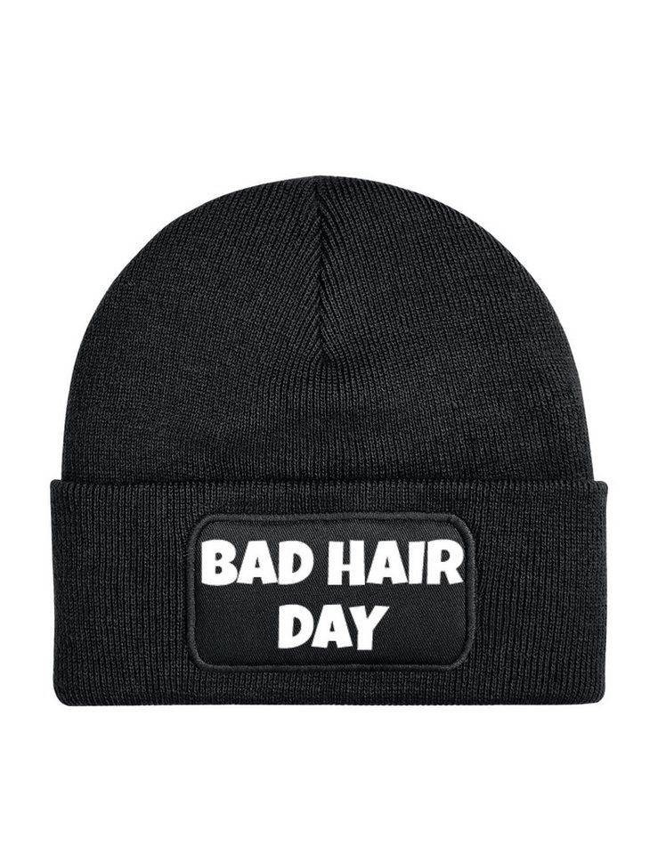 Youth Designz Beanie "BAD HAIR DAY" unisex Beanie Müzte mit trendigem Motiv von Youth Designz