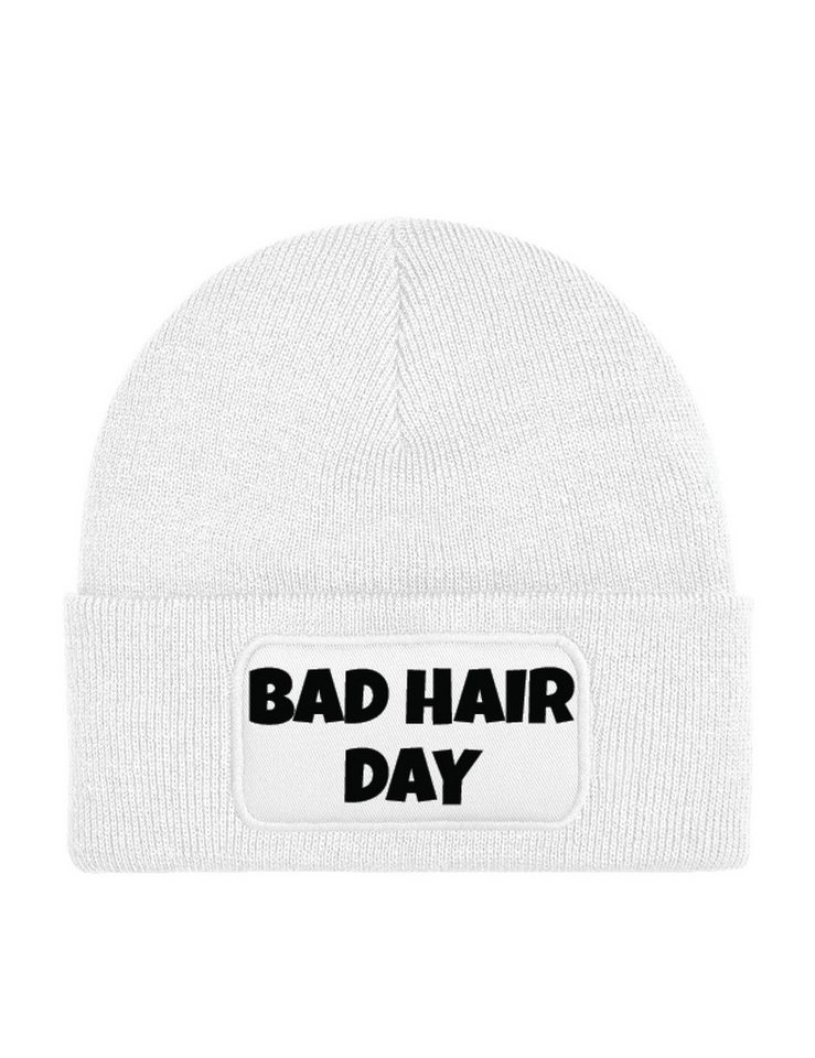 Youth Designz Beanie "BAD HAIR DAY" unisex Beanie Müzte mit trendigem Motiv von Youth Designz