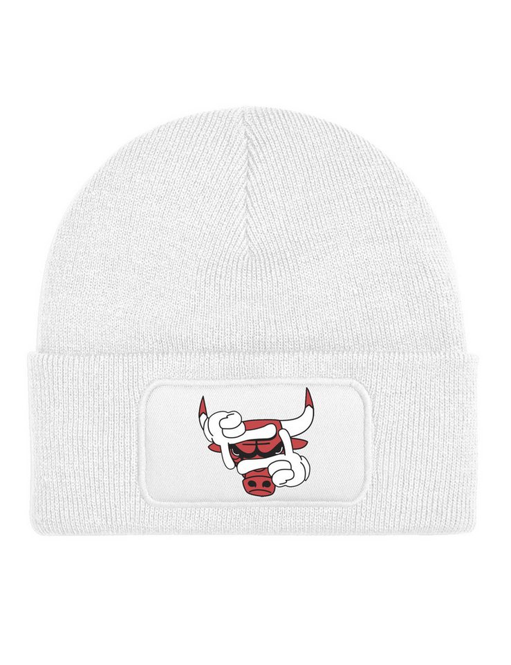 Youth Designz Beanie Bulls unisex Beanie Mütze mit trendigem Motiv von Youth Designz