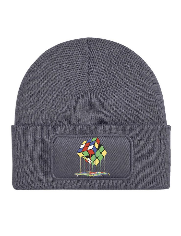 Youth Designz Beanie Cube Zauberwürfel mit trendigem Motiv von Youth Designz