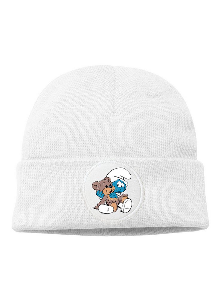 Youth Designz Beanie Damen Baby Schlumpf Beanie Mütze Wintermütze für Frauen mit Retro Fun Print als Statement Geschenk von Youth Designz