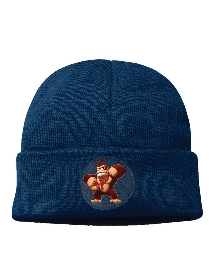 Youth Designz Beanie Donkey Kong Unisex Beanie Mütze Wintermütze Herren Damen Strickmütze mit Gaming Fun Print von Youth Designz