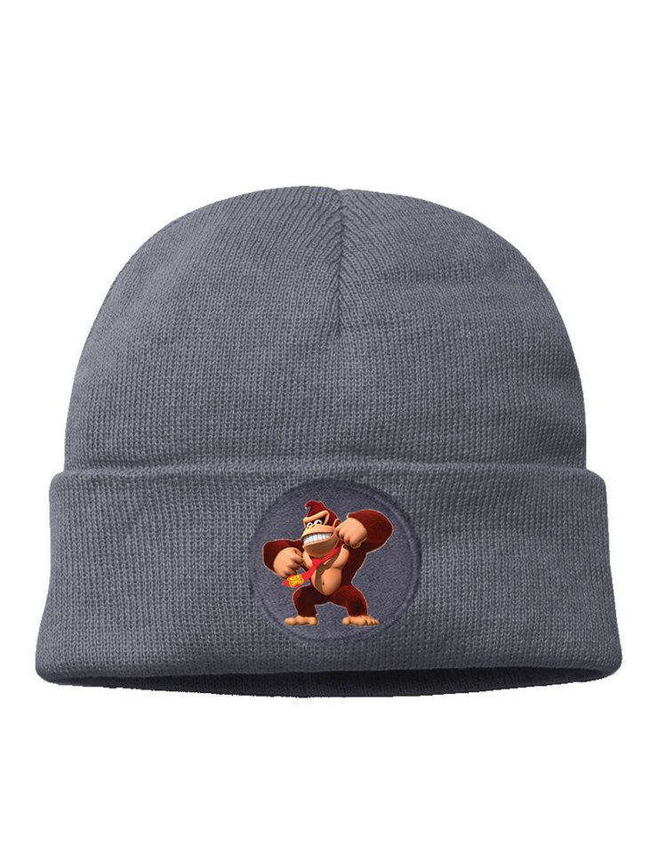 Youth Designz Beanie Donkey Kong Unisex Beanie Mütze Wintermütze Herren Damen Strickmütze mit Gaming Fun Print von Youth Designz