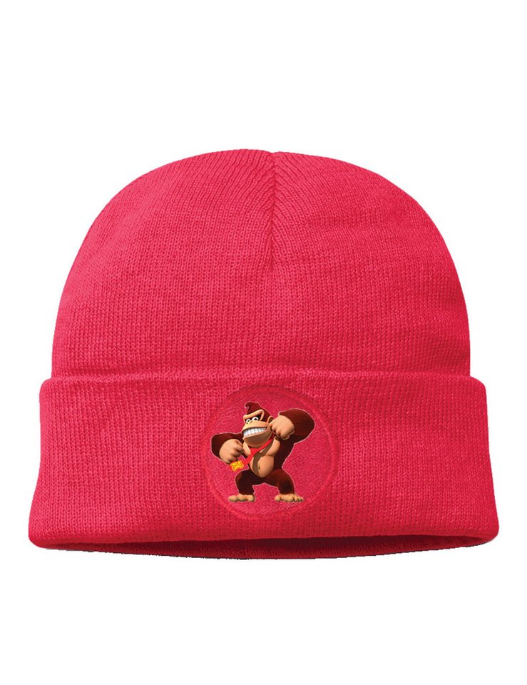 Youth Designz Beanie Donkey Kong Unisex Beanie Mütze Wintermütze Herren Damen Strickmütze mit Gaming Fun Print von Youth Designz