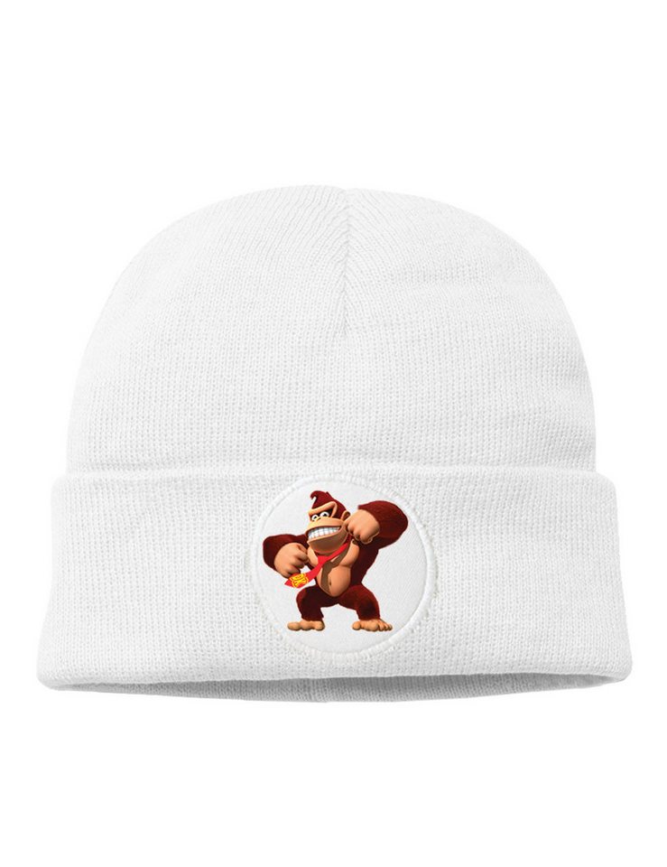 Youth Designz Beanie Donkey Kong Unisex Beanie Mütze Wintermütze Herren Damen Strickmütze mit Gaming Fun Print von Youth Designz
