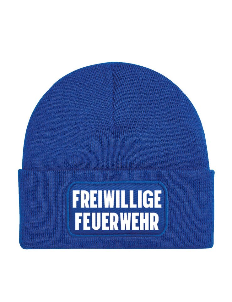 Youth Designz Beanie Freiwillige Feuerwehr unisex Beanie Müzte mit trendigem Motiv von Youth Designz