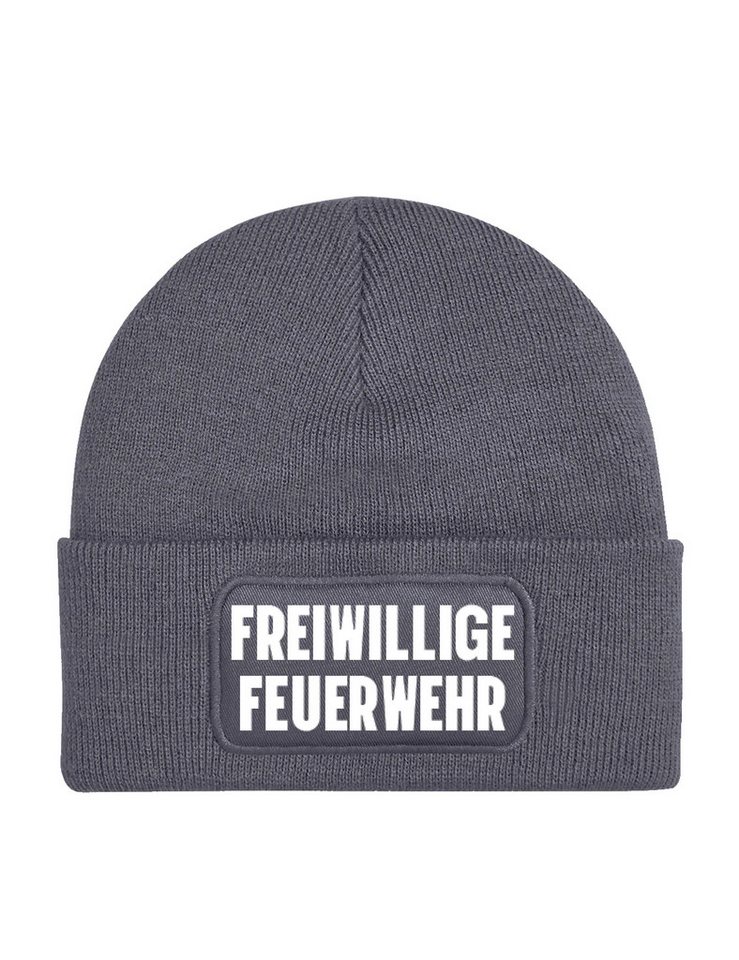 Youth Designz Beanie Freiwillige Feuerwehr unisex Beanie Müzte mit trendigem Motiv von Youth Designz