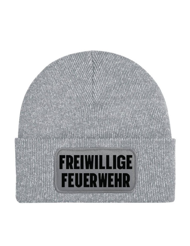 Youth Designz Beanie Freiwillige Feuerwehr unisex Beanie Müzte mit trendigem Motiv von Youth Designz