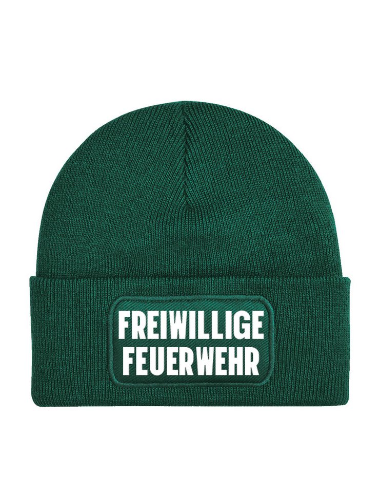 Youth Designz Beanie Freiwillige Feuerwehr unisex Beanie Müzte mit trendigem Motiv von Youth Designz