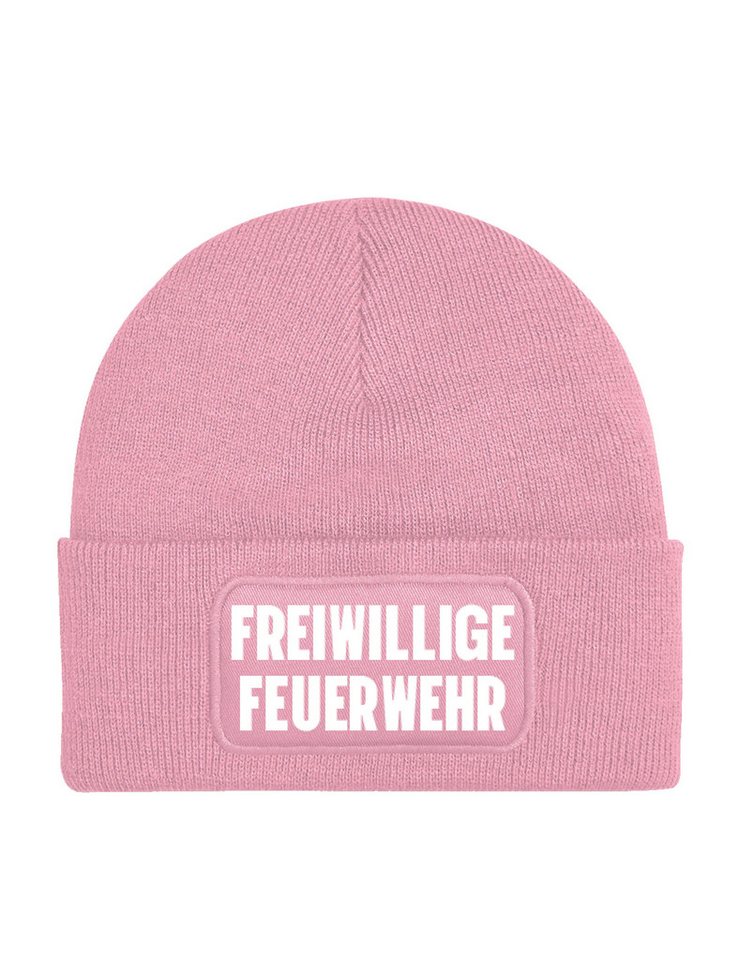 Youth Designz Beanie Freiwillige Feuerwehr unisex Beanie Müzte mit trendigem Motiv von Youth Designz
