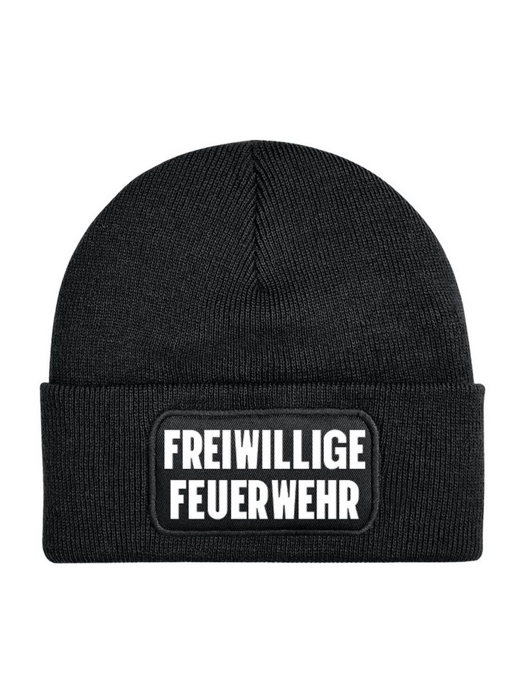 Youth Designz Beanie Freiwillige Feuerwehr unisex Beanie Müzte mit trendigem Motiv von Youth Designz