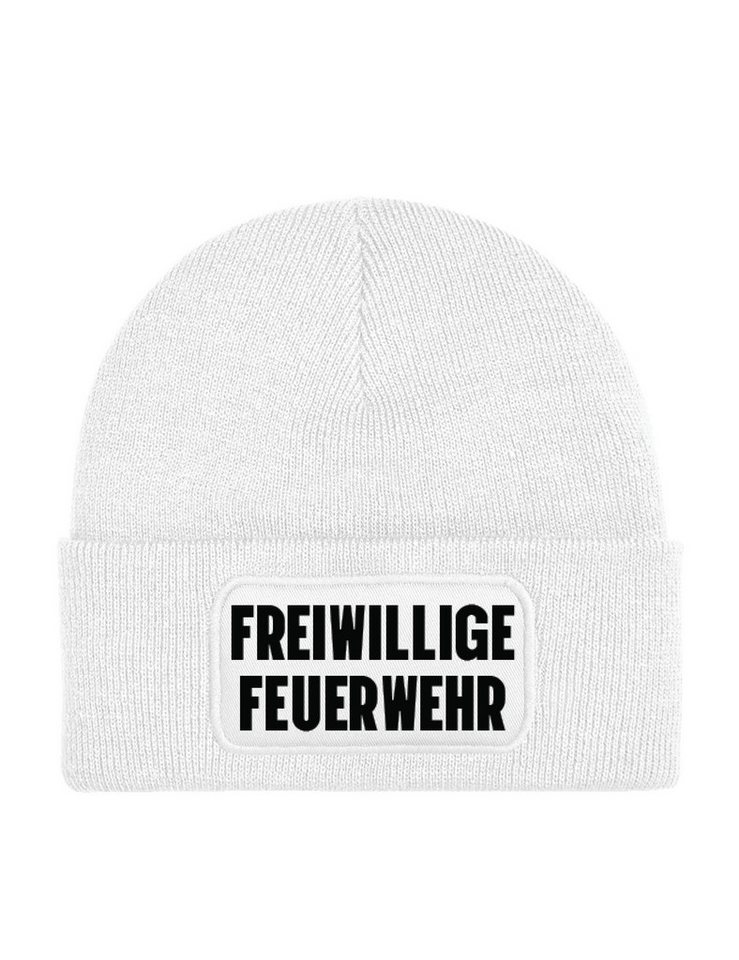 Youth Designz Beanie Freiwillige Feuerwehr unisex Beanie Müzte mit trendigem Motiv von Youth Designz