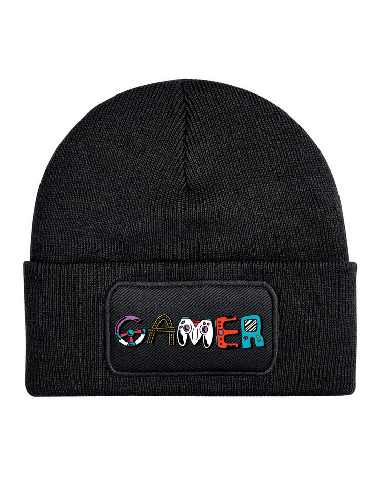 Youth Designz Beanie Gamer Unisex Beanie Mütze mit trendigem Motiv von Youth Designz
