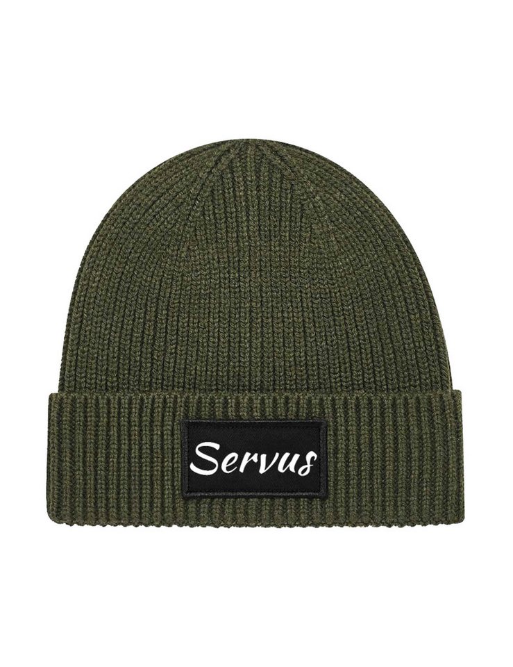 Youth Designz Beanie Herren Strick Beanie Mütze "Servus" Aufdruck Geschenk mit lustigem Spruch für Männer und Frauen Youth Designz Beanie Herren Strick Beanie Mütze "Servus" Aufdruck Geschenk mit lustigem Spruch für Männer und Frauen von Youth Designz
