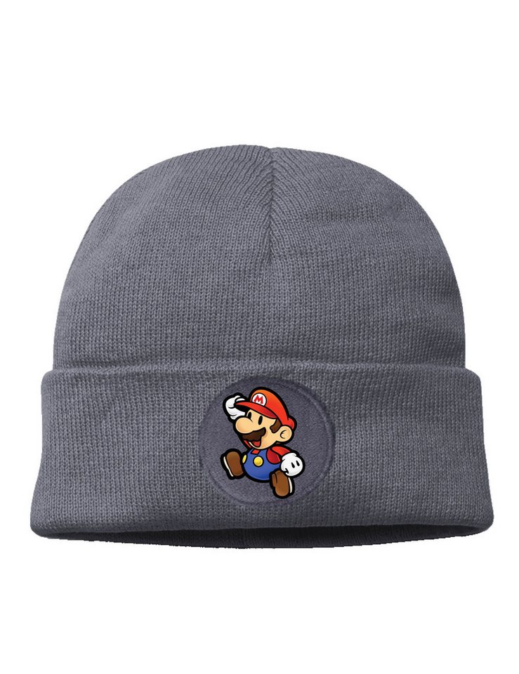 Youth Designz Beanie Mario Unisex Beanie Mütze Herren Damen mit modischem Print von Youth Designz