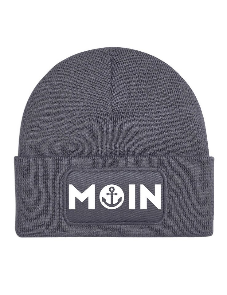 Youth Designz Beanie Moin Anker Unisex Beanie Mütze für Herren & Damen mit modischem Sprunt Print von Youth Designz