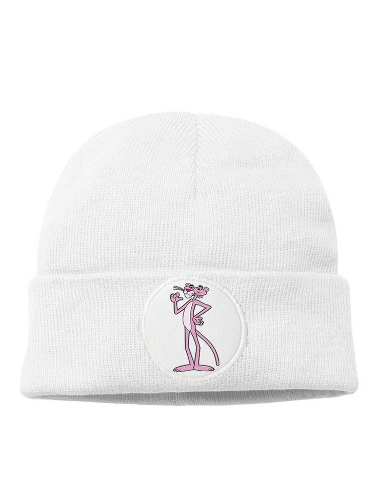 Youth Designz Beanie Pink Panther Beanie Mütze Wintermütze Herren Damen Geschenk Strickmütze mit Fun Print für Männer & Frauen von Youth Designz