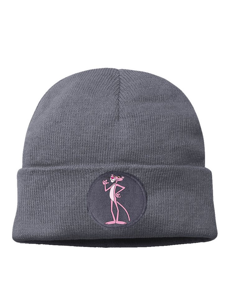 Youth Designz Beanie Pink Panther unisex Beanie Mütze mit trendigem Frontprint von Youth Designz
