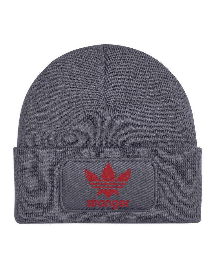 Youth Designz Beanie Stranger unisex Beanie Mütze mit trendigem Motiv von Youth Designz