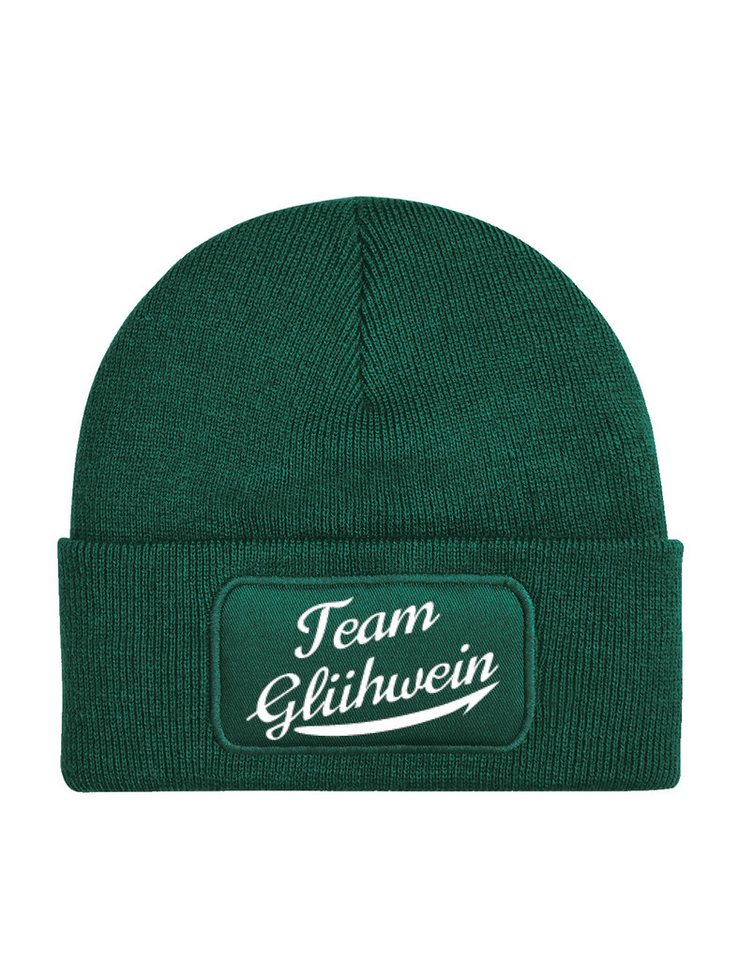 Youth Designz Beanie "Team Glühwein" Unisex Beanie Mütze für Damen und Herren als Geschenk mit lustigem Print Spruch für Männer und Frauen von Youth Designz