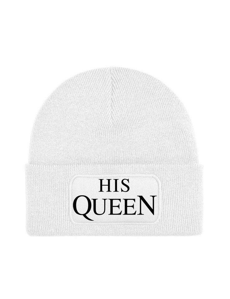 Youth Designz Beanie The King His Queen mit trendigem Motiv von Youth Designz