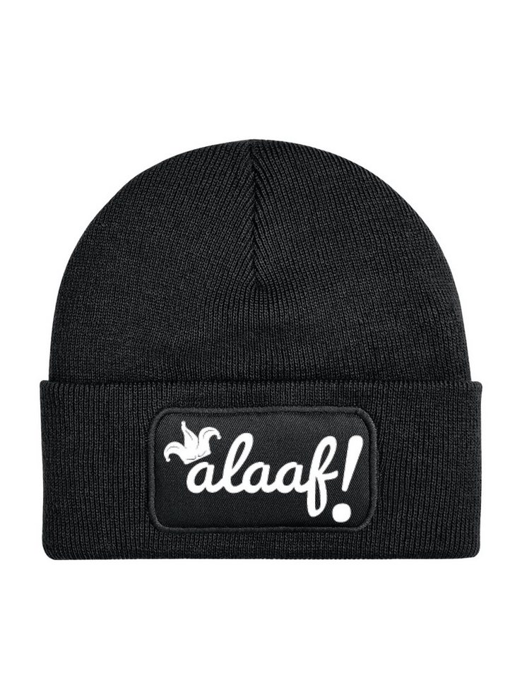 Youth Designz Beanie Unisex "Alaaf" Beanie Mütze für Damen & Herren Geschenk Statement mit lustigem Spruch Print für Frauen und Männer von Youth Designz
