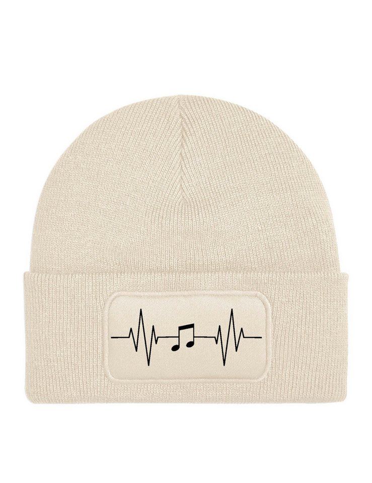 Youth Designz Beanie Unisex Kinder Beanie Mütze "Heart Beat Music" Sänger Print Geschenk mit lustigen und stylischen Aufdruck für Jungen und Mädchen Statement von Youth Designz