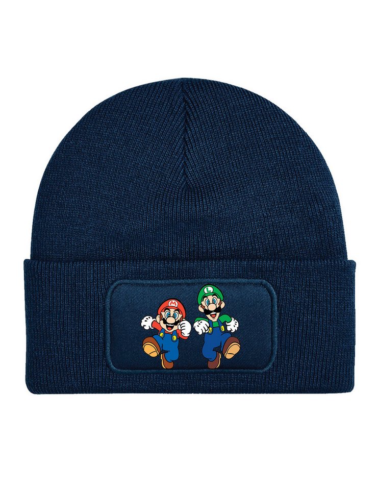 Youth Designz Beanie Unisex Kinder Beanie Mütze "Mario Luigi" Mario Kart Print Geschenk mit lustigen Aufdruck für Jungen und Mädchen Statement von Youth Designz