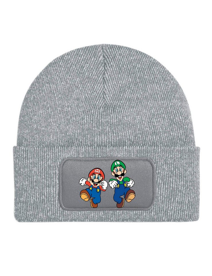 Youth Designz Beanie Unisex Kinder Beanie Mütze "Mario Luigi" Mario Kart Print Geschenk mit lustigen Aufdruck für Jungen und Mädchen Statement von Youth Designz