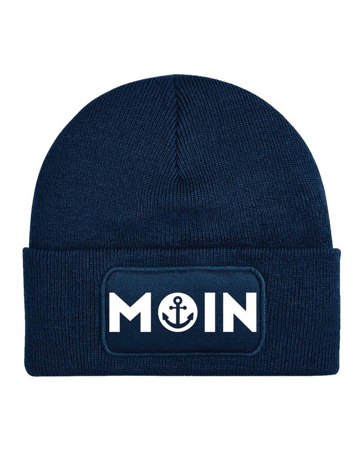 Youth Designz Beanie Unisex Kinder Beanie Mütze "Moin schlichter Anker" Print Geschenk mit lustigen und stylischen Aufdruck für Jungen und Mädchen Statement von Youth Designz