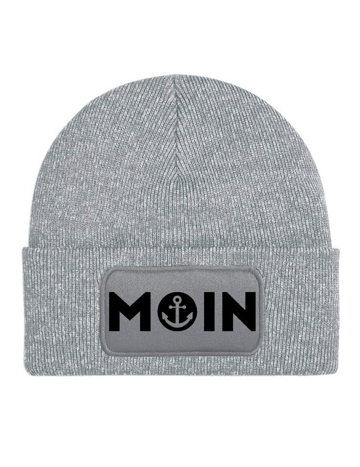 Youth Designz Beanie Unisex Kinder Beanie Mütze "Moin schlichter Anker" Print Geschenk mit lustigen und stylischen Aufdruck für Jungen und Mädchen Statement von Youth Designz