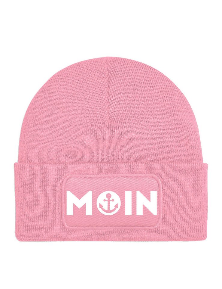 Youth Designz Beanie Unisex Kinder Beanie Mütze "Moin schlichter Anker" Print Geschenk mit lustigen und stylischen Aufdruck für Jungen und Mädchen Statement von Youth Designz